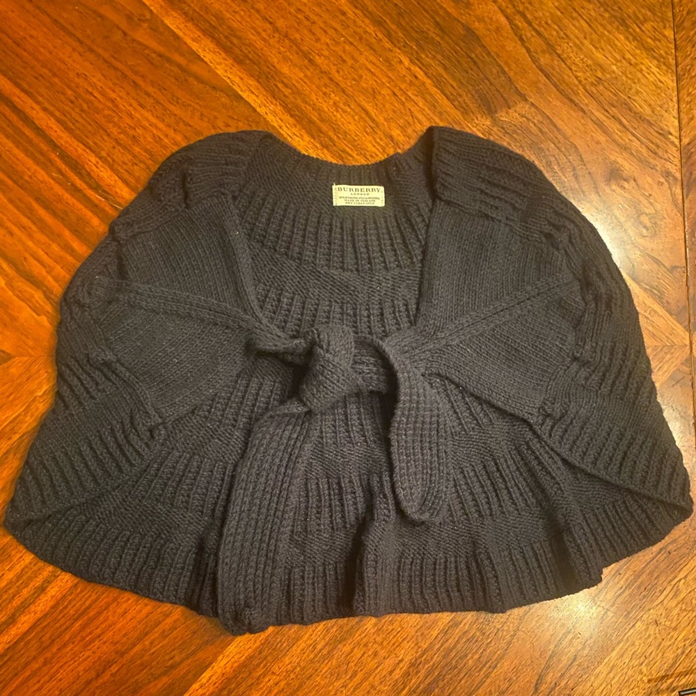 Burberry wool and cashmere cape